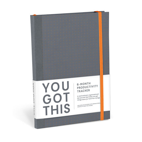 You Got This Journal - A 6-Month Productivity Tracker Dot-Grid Journal