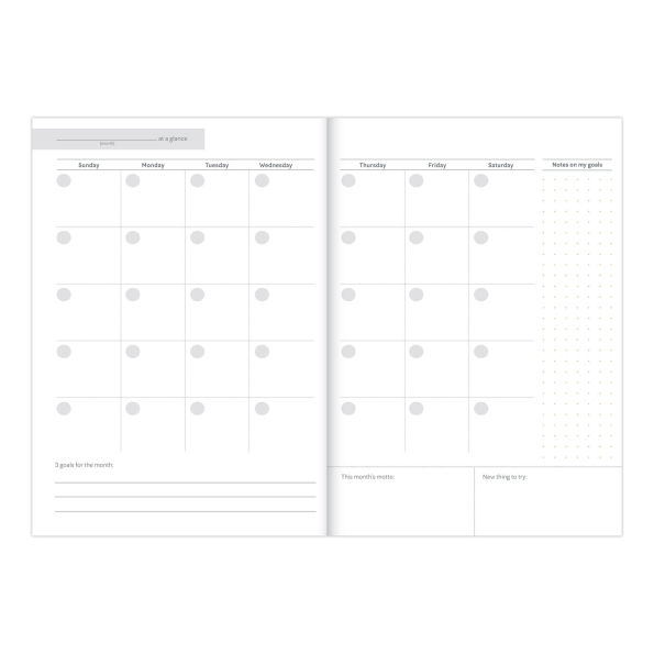 You Got This Journal - A 6-Month Productivity Tracker Dot-Grid Journal