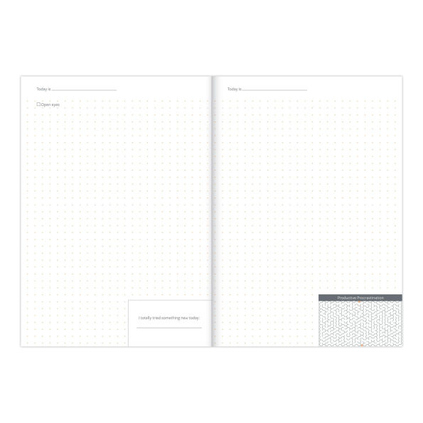 You Got This Journal - A 6-Month Productivity Tracker Dot-Grid Journal