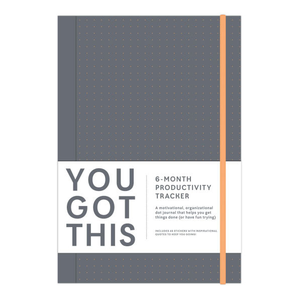 You Got This Journal - A 6-Month Productivity Tracker Dot-Grid Journal