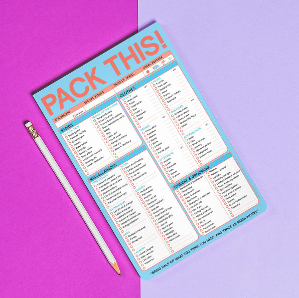Pack This Pad (Pastel Version)