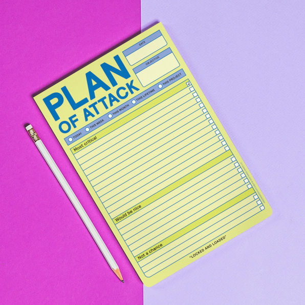 Plan of Attack Pad (Pastel Version)