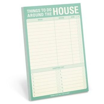 Things To Do Around The House Notepad