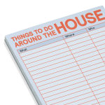 Alternative view 3 of Things to Do Around the House Notepad with Magnet (Pastel Edition)