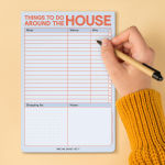 Alternative view 6 of Things to Do Around the House Notepad with Magnet (Pastel Edition)