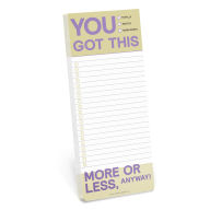 Title: You Got This Make-a-List Pad, Author: Knock Knock