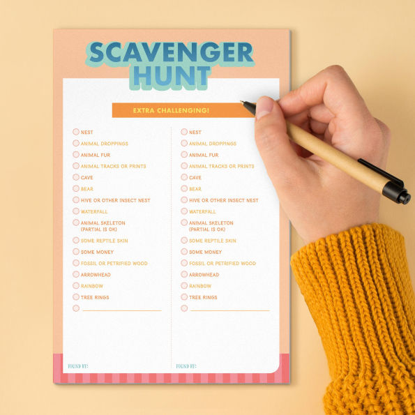 Camping & Glamping On-The-Go Game Pad, Glamping & Outdoor Activity Book for Kids