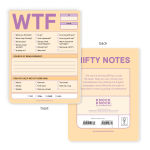 Alternative view 5 of WTF Nifty Note Pad (Pastel Version)