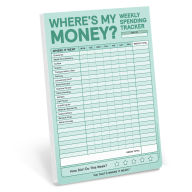 Title: Where's My Money? Weekly Spending Tracker Pad