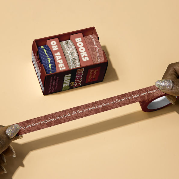 Banned & Scandalous Books on Tape - 3 Washi Tape Rolls Printed With Literary Classics: The Great Gatsby, The Age of Innocence, and The Scarlet Letter