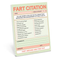 Title: Fart Citation Nifty Note Pad, Author: Knock Knock