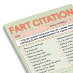 Alternative view 2 of Fart Citation Nifty Note Pad