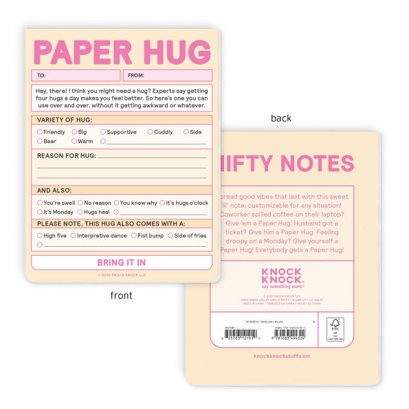 Paper Hug Nifty Note Pad