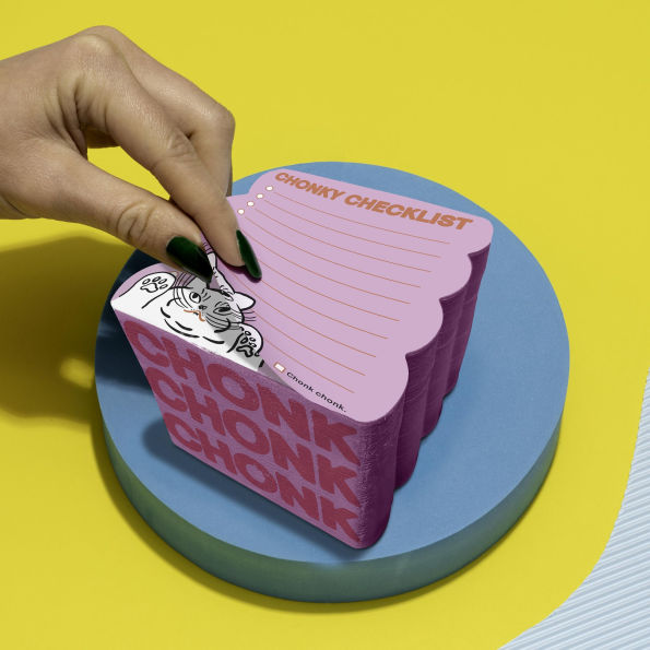 Chonky Checklist Chonky Note: Cube Notepad