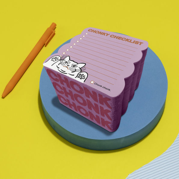Chonky Checklist Chonky Note: Cube Notepad