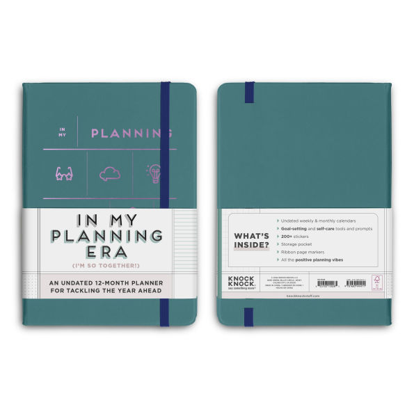 In My Planning Era Large Hardcover Planner: Undated 12-Month Planner