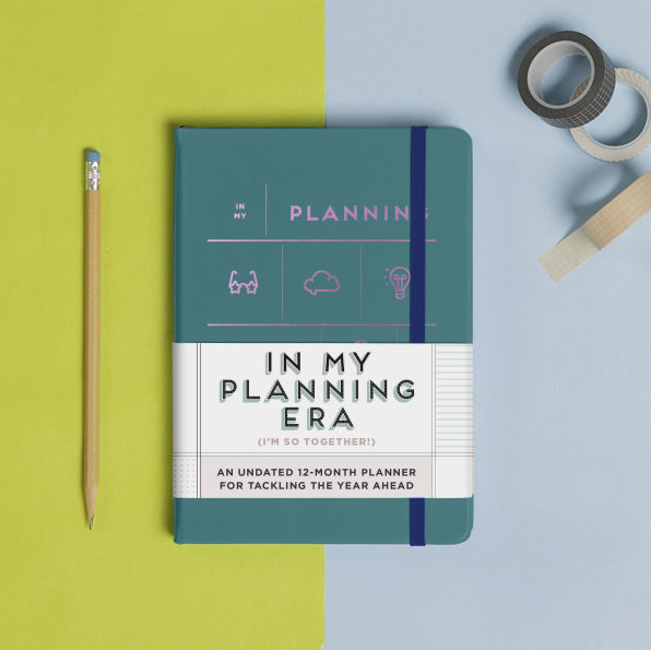 In My Planning Era Large Hardcover Planner: Undated 12-Month Planner