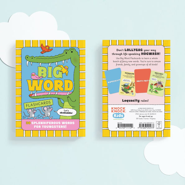 Big Word Flashcards for Kids: 30 Splendiferous Words for Youngsters