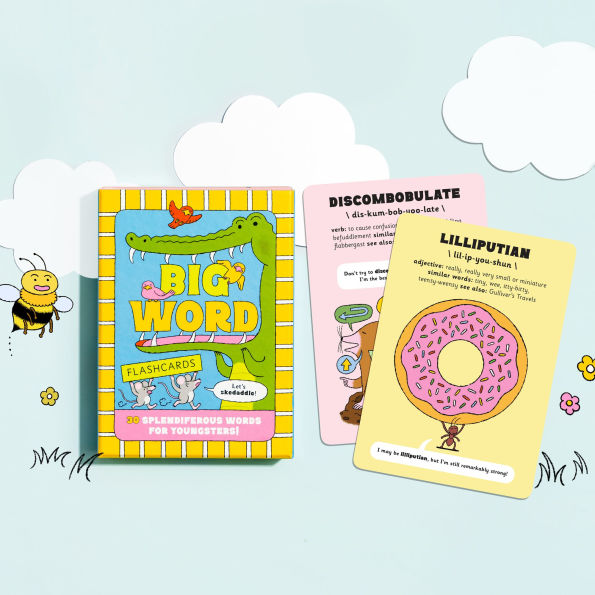 Big Word Flashcards for Kids: 30 Splendiferous Words for Youngsters