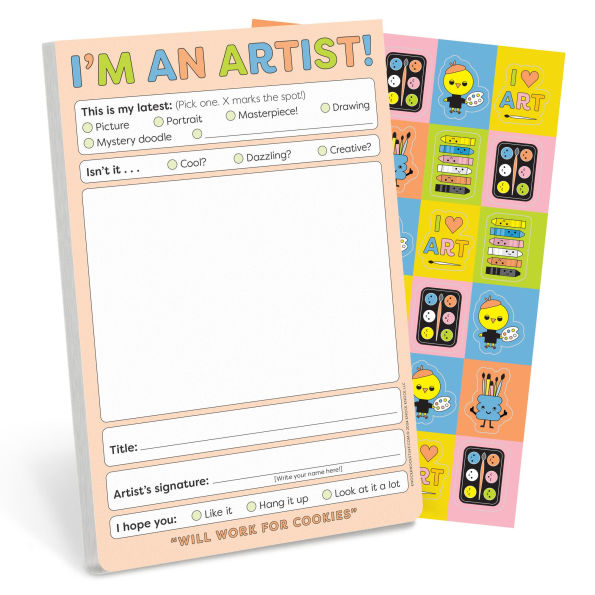 I'm an Artist! Playtime Pad with Sticker Sheet