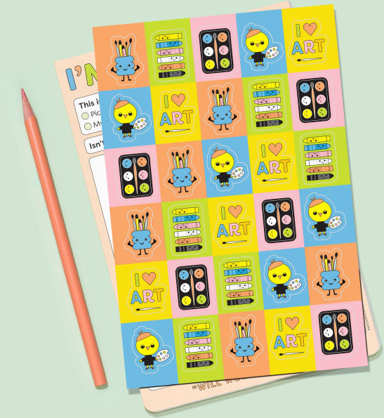 I'm an Artist! Playtime Pad with Sticker Sheet