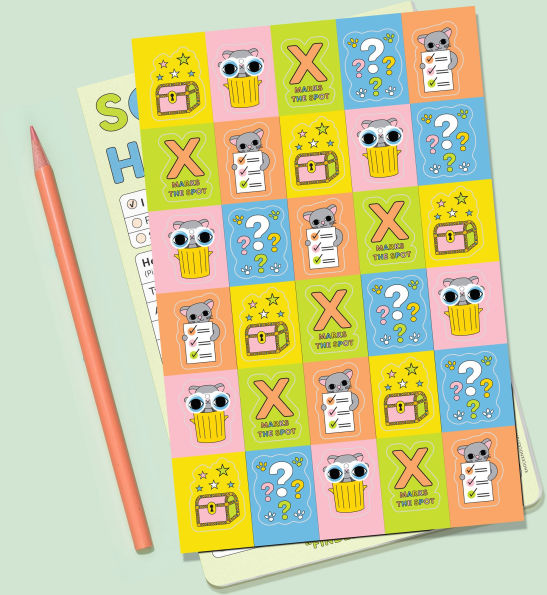 Scavenger Hunt Playtime Pad with Sticker Sheet