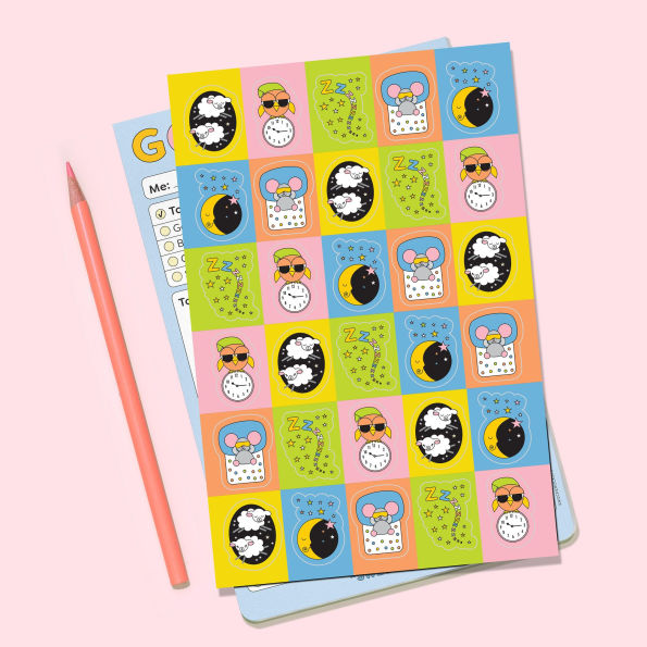 Good Night Playtime Pad with Sticker Sheet