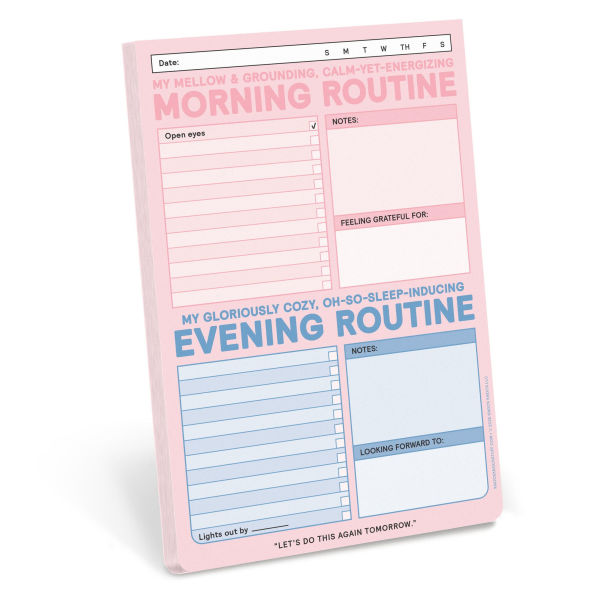 AM/PM Routine Pad - Morning Routine and Evening Routine Tracker Pad