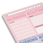 Alternative view 4 of AM/PM Routine Pad - Morning Routine and Evening Routine Tracker Pad