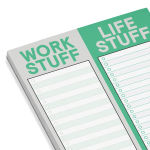 Alternative view 5 of Work Stuff Life Stuff Perforated Pad