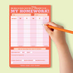 Alternative view 4 of My Homework Weekly Tracker Pad Can-Do Pad with Sticker Sheet