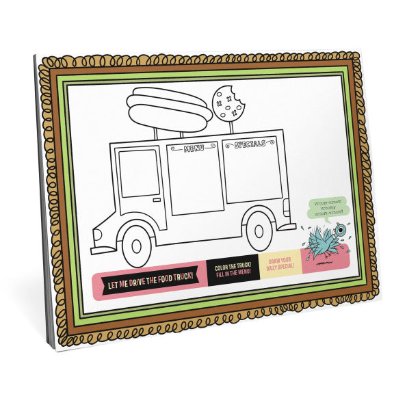 Time to Eat! Pigeon Mealtime Placemats