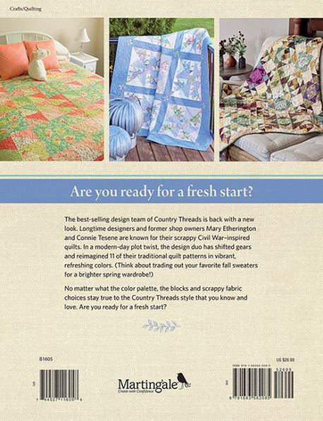 Fresh Start Quilts: 11 Scrappy Quilts and 3 Mini Pillows