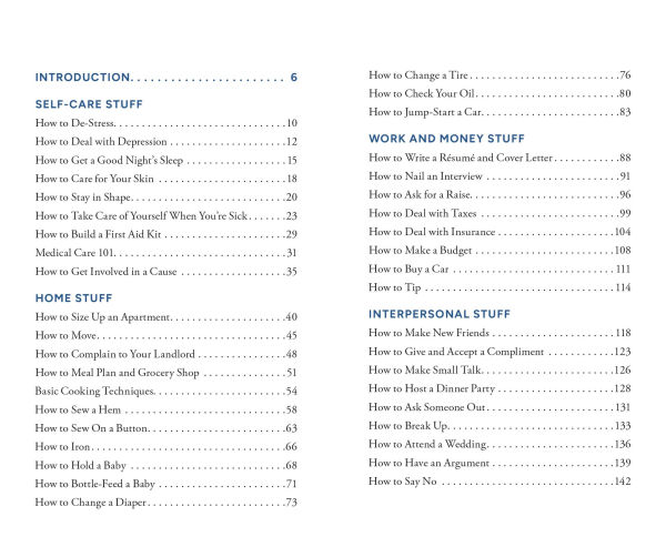 Stuff Every Adult Should Know: A Pocket-Sized Guide to Grown-Up Know-How, from Taxes Small Talk