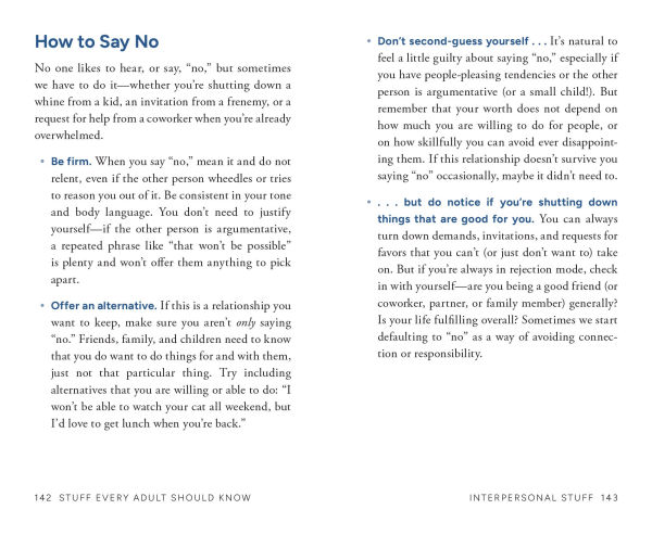 Stuff Every Adult Should Know: A Pocket-Sized Guide to Grown-Up Know-How, from Taxes Small Talk