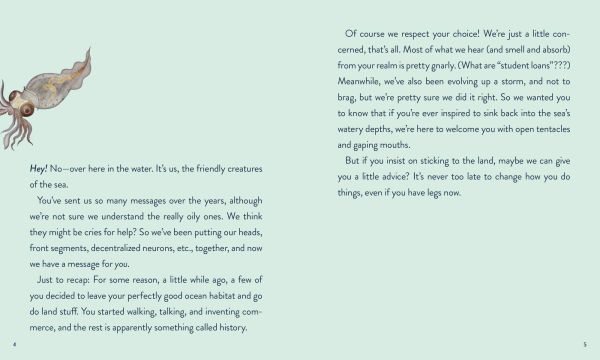 Leaving the Ocean Was a Mistake: Life Lessons from Sixty Sea Creatures