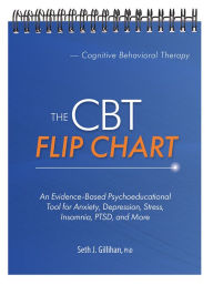 Title: The CBT Flip Chart:An Evidence-Based Psychoeducational Tool for Anxiety, Depression, Stress, Insomnia, PTSD, and More, Author: Seth Gillihan