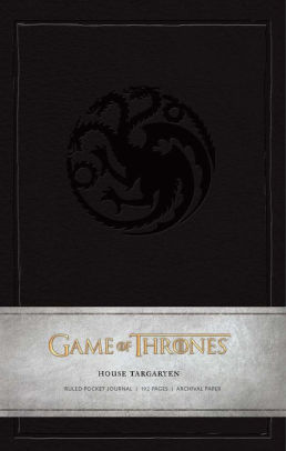 Game Of Thrones House Targaryen Ruled Pocket Journal By Insight
