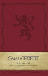 Title: Game of Thrones: House Lannister Ruled Pocket Journal, Author: Insight Editions