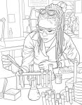 Alternative view 4 of Orphan Black: The Official Coloring Book