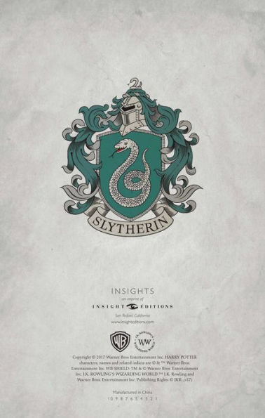 Harry Potter: Slytherin Ruled Notebook