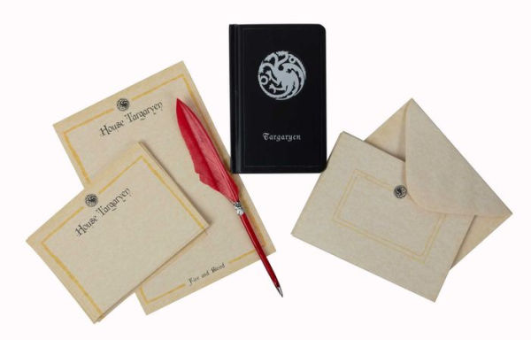 Game of Thrones: House Targaryen: Desktop Stationery Set (With Pen)