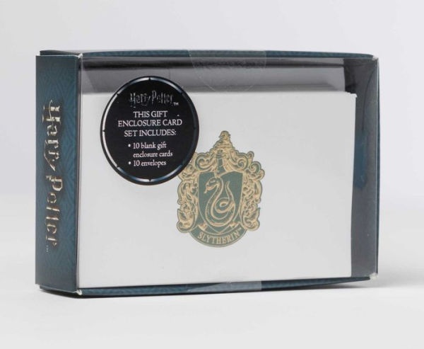 Harry Potter: Slytherin Foil Gift Enclosure Cards (Set of 10)