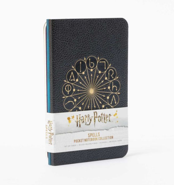 Harry Potter: Spells Pocket Notebook Collection (Set of 3)