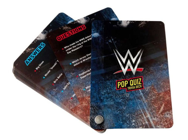 WWE Pop Quiz Trivia Deck