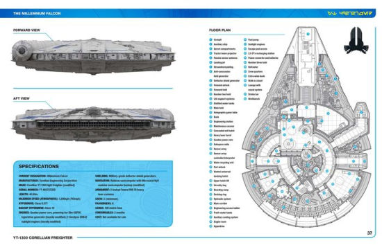 Star Wars: Millennium Falcon: Owner's Workshop Manual by ... cargo ship diagram 