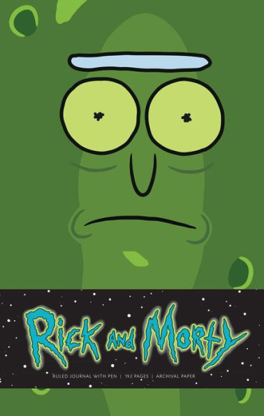 Rick and Morty: Pickle Rick Hardcover Ruled Journal With Pen