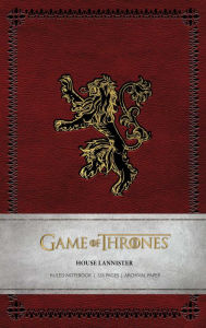 Title: Game of Thrones: House Lannister Ruled Notebook, Author: Insight Editions