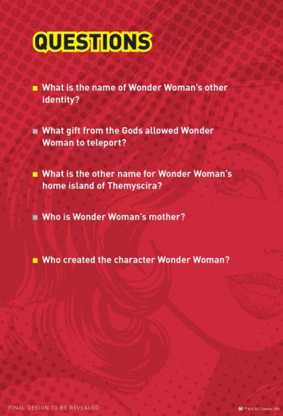 DC Comics: Wonder Woman Pop Quiz Trivia Deck