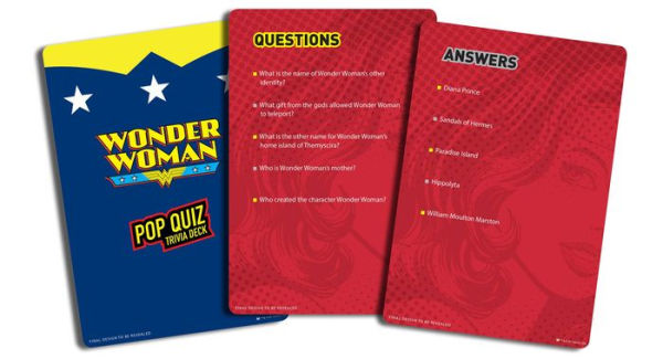 DC Comics: Wonder Woman Pop Quiz Trivia Deck